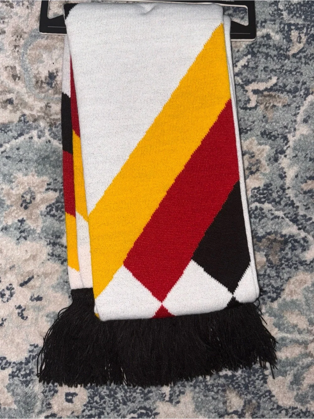 adidas Germany Deutscher Fußball-Bund Fan Scarf in Black, Red, Gold, White